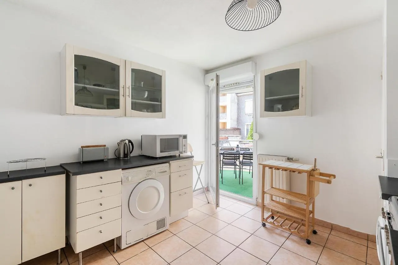 Nice Apartment With Parking Balcon Casa Lyon Villeurbanne